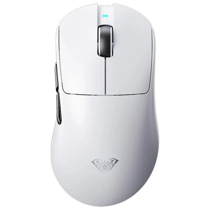 Aula SC900 Pro Beyaz Şarjlı Optik Kablolu/Kablosuz Oyuncu Mouse