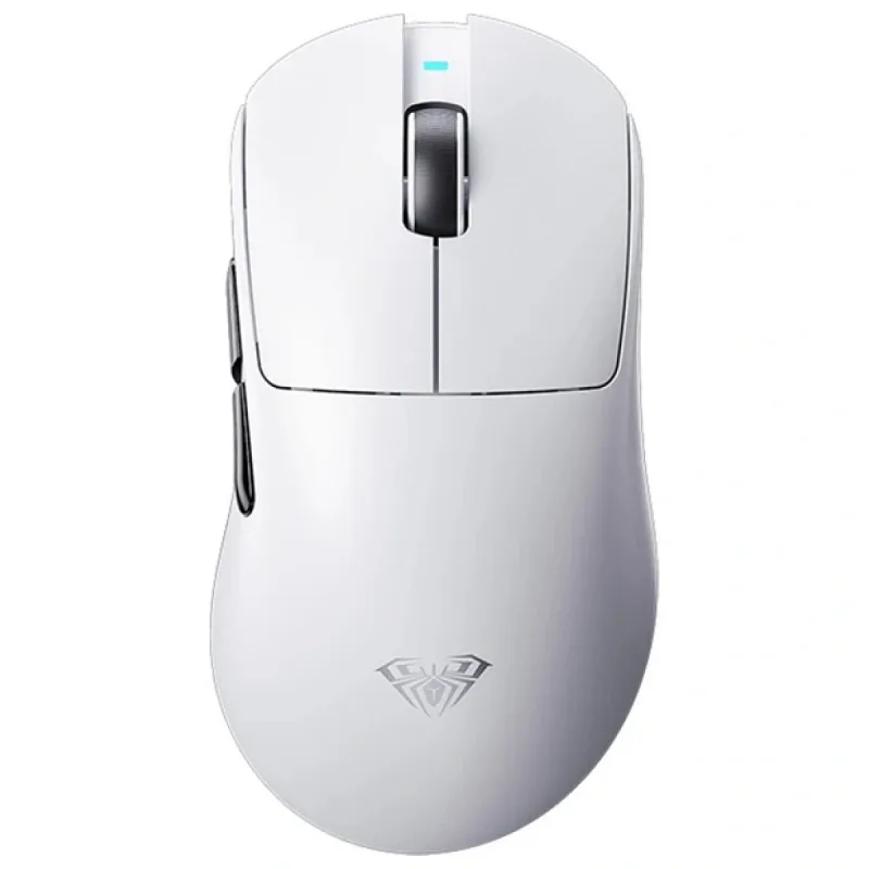 Aula SC900 Pro Beyaz Şarjlı Optik Kablolu/Kablosuz Oyuncu Mouse