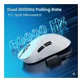 Aula SC900 Pro Beyaz Şarjlı Optik Kablolu/Kablosuz Oyuncu Mouse