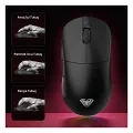 Aula V9 Pro Plus Şarjlı Optik Kablolu/Kablosuz Oyuncu Mouse