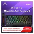 Aula Win60 He Manyetik Klavye Rapid Trigger Graywood Switch 8000Hz RGB TKL Hot Swap Oyuncu Klavyesi Siyah