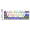Aula Win60 He Max Manyetik Klavye Rapid Trigger Wing Chun Switch 8000Hz RGB TKL Hot Swap Oyuncu Klavyesi Mavi