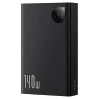 BASEUS ADAMAN OVERSEAS EDITION 24.000 MAH DIGITAL DİSPLAY 140W  POWERBANK-SİYAH
