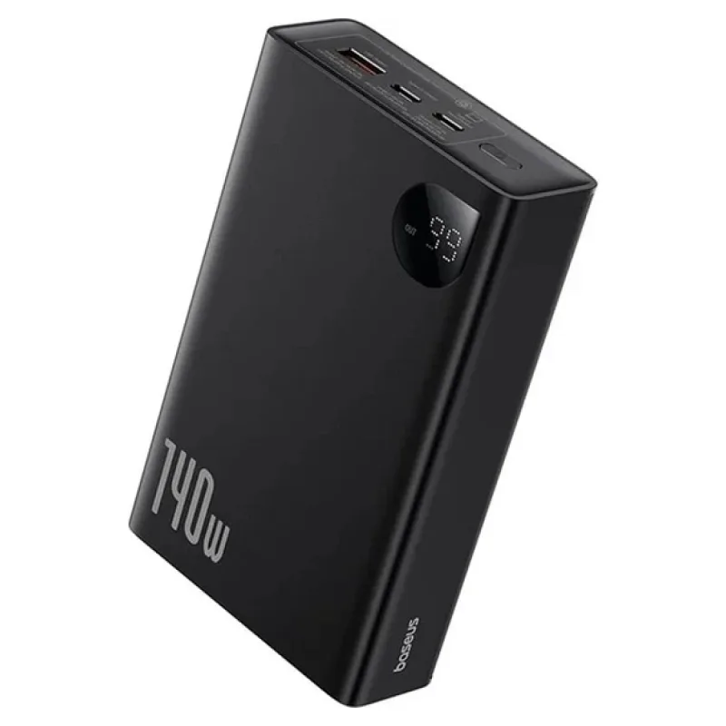 BASEUS ADAMAN OVERSEAS EDITION 24.000 MAH DIGITAL DİSPLAY 140W  POWERBANK-SİYAH