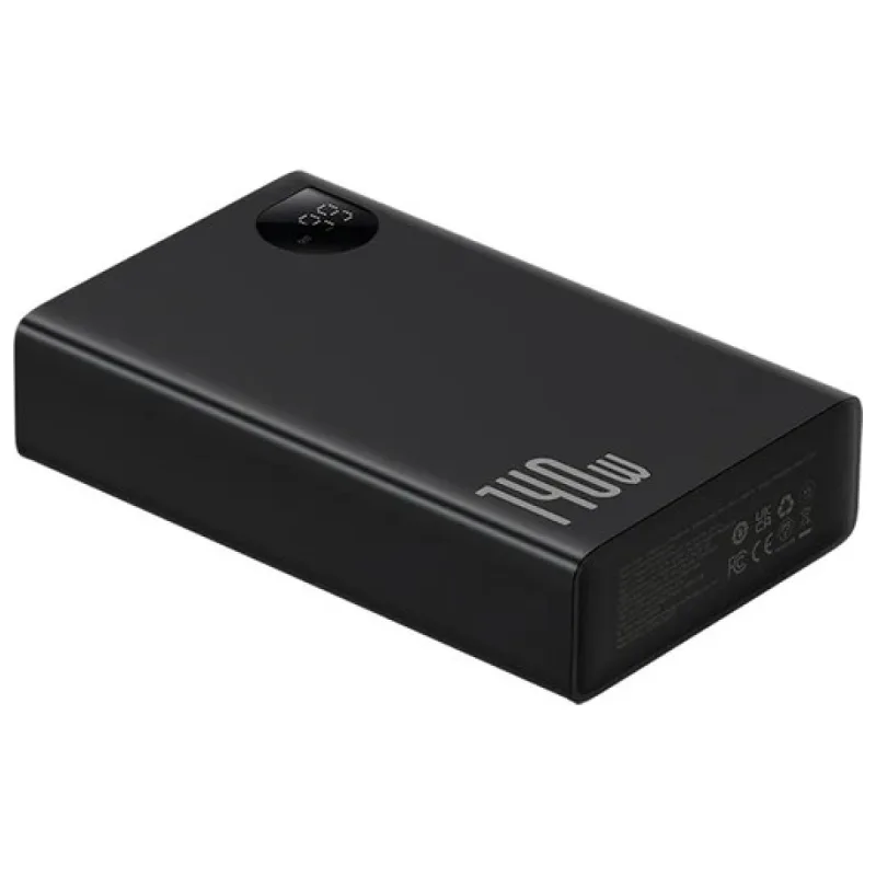 BASEUS ADAMAN OVERSEAS EDITION 24.000 MAH DIGITAL DİSPLAY 140W  POWERBANK-SİYAH