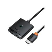 Baseus AirJoy Serisi 2'si 1 Arada Çift Yönlü HDMI Switch B01331105111-01