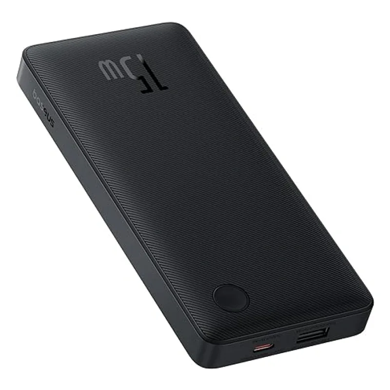 Baseus Airpow Lite Siyah 10000 mAh 15 W Hızlı Şarj Powerbank