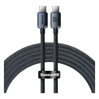 Baseus Crystal Shine 2 m Siyah USB to Type-C Hızlı Şarj Kablosu