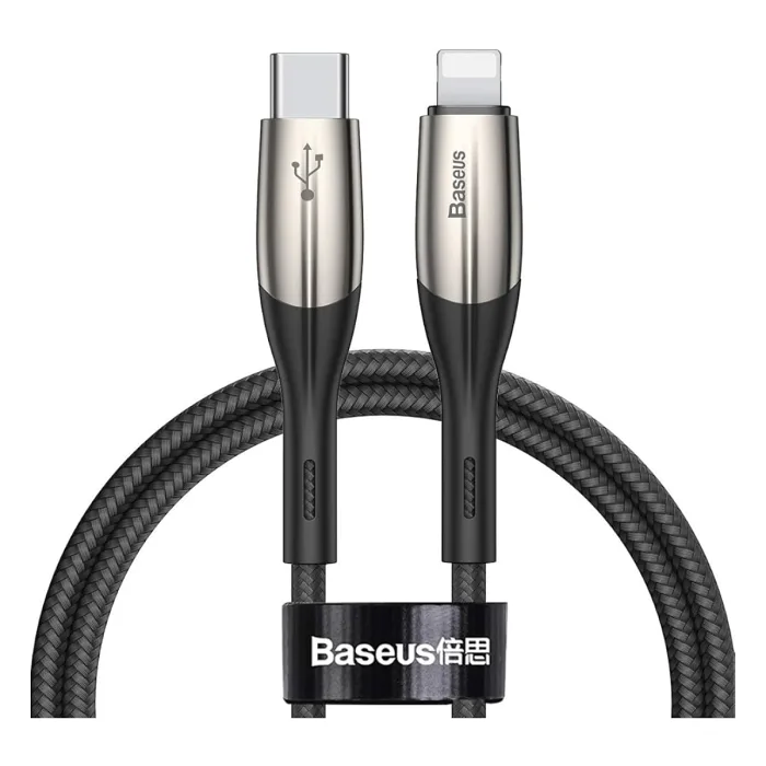 BASEUS HORİZONTAL İPHONE HIZLI ŞARJ DATA KABLOSU 1MT