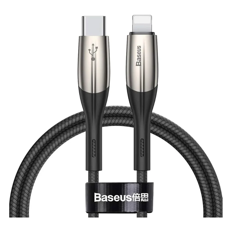 BASEUS HORİZONTAL İPHONE HIZLI ŞARJ DATA KABLOSU 1MT