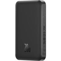 BASEUS MGSAFE MİNİ 20W 5.000 MAH KABLOSUZ ŞARJLI POWERBANK SİYAH