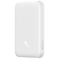 BASEUS MGSAFE MİNİ 20W 6.000 MAH KABLOSUZ ŞARJLI POWERBANK BEYAZ
