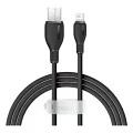Baseus Pudding 1.2 m Siyah USB to Lightning Hızlı Şarj Kablosu