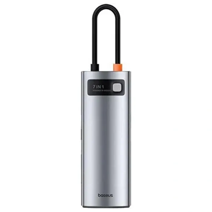 BASEUS STARJOY 7 İN 1 MULTİFONKSİYONEL HUB ADAPTÖR-UZAY GRİ