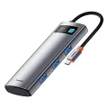 BASEUS STARJOY 7 İN 1 MULTİFONKSİYONEL HUB ADAPTÖR-UZAY GRİ