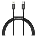 BASEUS SUPERİOR 20W 100 CM TYPE-C TO LİGHTNİNG ŞARJ KABLOSU SİYAH