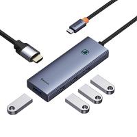 BASEUS ULTRA JOY 5 İN 1 MULTİFONKSİYONAL TYPE-C HUB DOCK STATİON - UZAY GRİ
