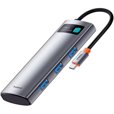 BASEUS ULTRAJOY 7 İN 1 MULTİFONKSİYONEL HUB ADAPTÖR UZAY GRİSİ