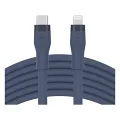 BELKİN BOOSTCHARGE FLEX SİLİKON USB TİP C - LİGHTNİNG KABLOSU (2M) 20W HIZLI ŞARJ MAVİ