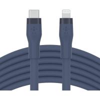 BELKİN BOOSTCHARGE FLEX SİLİKON USB TİP C - LİGHTNİNG KABLOSU (2M) 20W HIZLI ŞARJ MAVİ