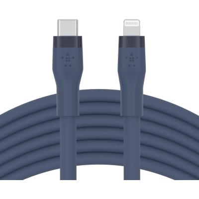 BELKİN BOOSTCHARGE FLEX SİLİKON USB TİP C - LİGHTNİNG KABLOSU (2M) 20W HIZLI ŞARJ MAVİ