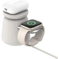 Belkin BoostCharge Pro Kablosuz 2'si 1 arada MagSafe (15 W) Şarj İstasyonu - Krem
