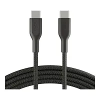 BELKİN PLAYA TYPE-C TO TYPE-C ÖRGÜLÜ KABLO 1 METRE - SİYAH