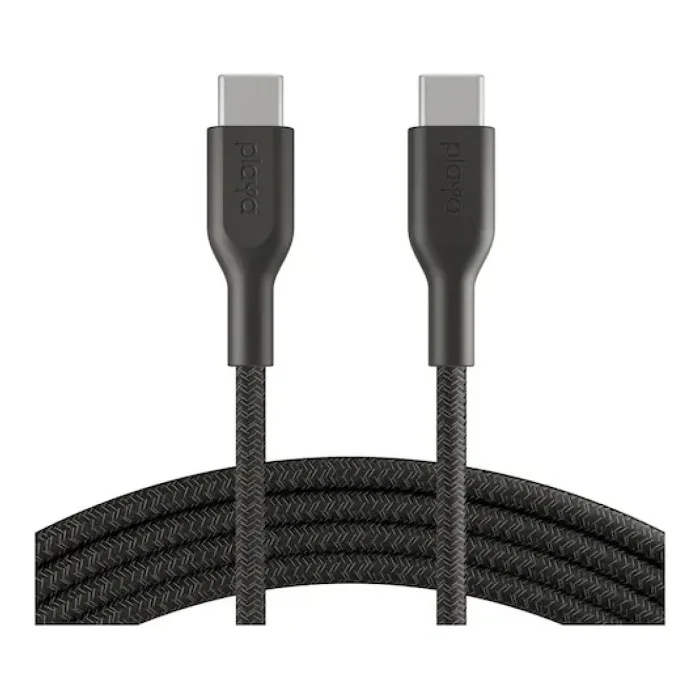 BELKİN PLAYA TYPE-C TO TYPE-C ÖRGÜLÜ KABLO 1 METRE - SİYAH