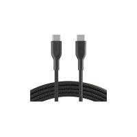 BELKİN PLAYA TYPE-C TO TYPE-C ÖRGÜLÜ KABLO 1 METRE - SİYAH