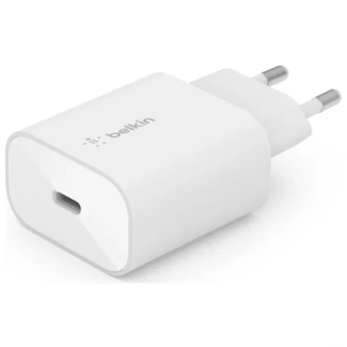 BELKİN WCA004VFWH 20W USB-C ŞARJ CİHAZI  BEYAZ