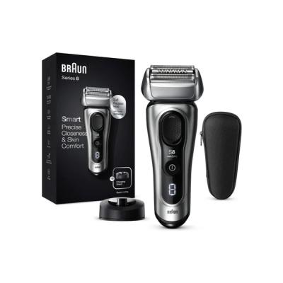 BRAUN BRAUN SERİES 8 8417 ISLAK KURU TIRAŞ MAKİNESİ + ŞARJ STANDI + SEYAHAT ÇANTASI