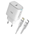 C308 SAFE TİP-C LİGHTNİNG KABLOLU 20W HIZLI ŞARJ ADAPTÖRÜ