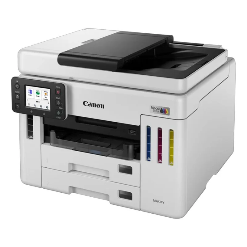 Canon Maxify GX7140 Wi-Fi + Tarayıcı + Fotokopi + Faks Renkli Çok Fonksiyonlu Tanklı Mürekkep Püskürtmeli Yazıcı