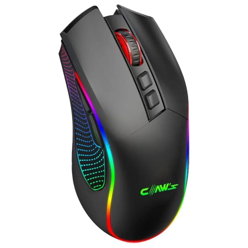 Claws Crossfire Air V1 Siyah RGB Makrolu Şarjlı Optik Kablolu/Kablosuz Oyuncu Mouse