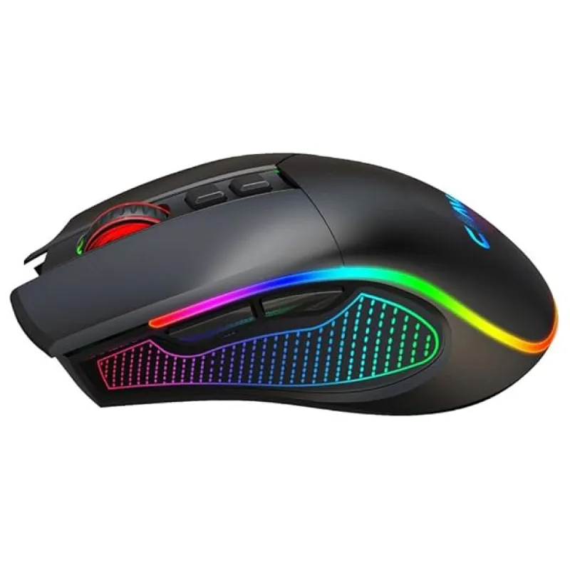 Claws Crossfire Air V1 Siyah RGB Makrolu Şarjlı Optik Kablolu/Kablosuz Oyuncu Mouse