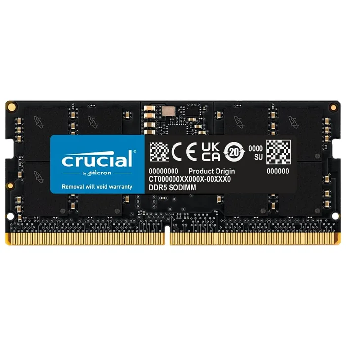 CRUCİAL CT16G48C40S5 16 GB DDR5 4800 MHZ CL40 NOTEBOOK RAM