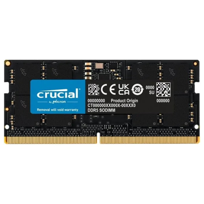 CRUCİAL 8 GB 4800 MHZ CL40 CT8G48C40S5 DDR5 NOTEBOOK RAM