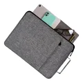 D'VERS GRİ UNİSEX 13-14-15.6 INÇ UYUMLU MACBOOK KILIF NOTEBOOK LAPTOP ÇANTASI