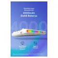 Daxi 713 CrystalKeys Dinamik RGB Oyuncu Klavyesi - Beyaz