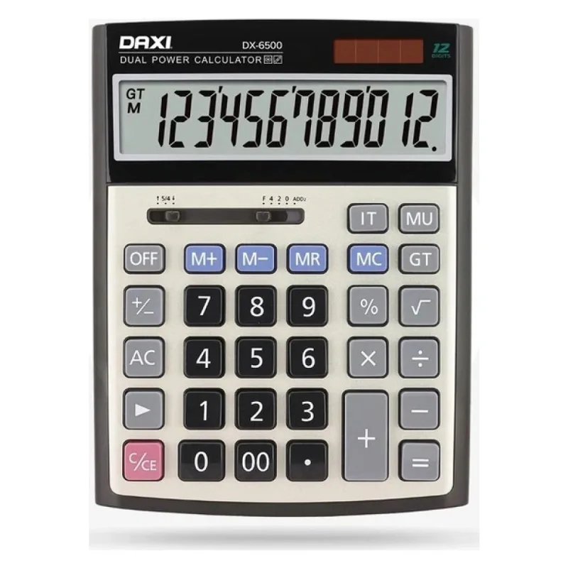 Daxi DX-6500 12 Haneli Masaüstü Hesap Makinesi