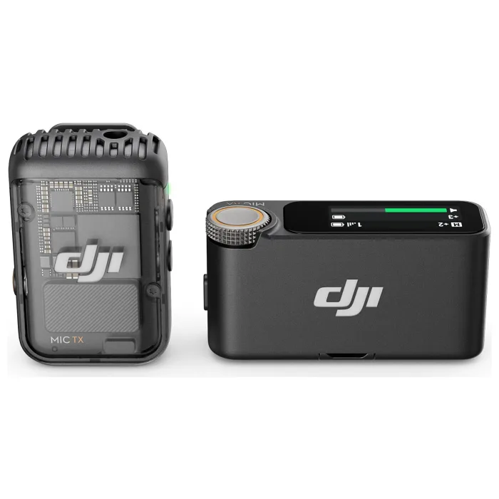 DJI MİC 2 (1 TX + 1 RX) KABLOSUZ TEK KİŞİLİK KOMPAKT MİKROFON SETİ