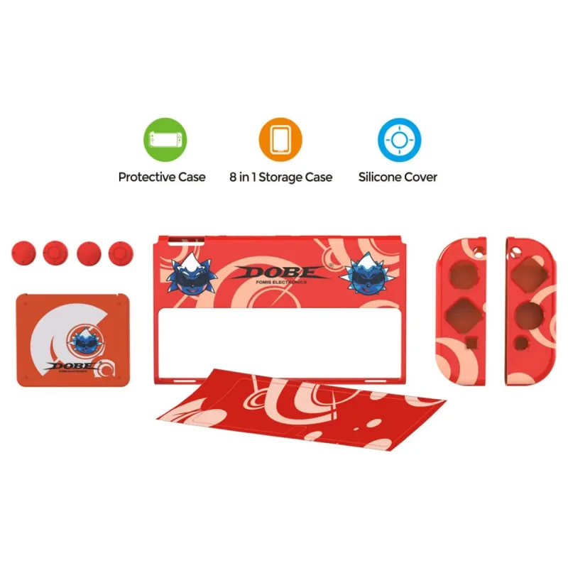 DOBE SWITCH PROTECTİON KİT KIRMIZI RENK