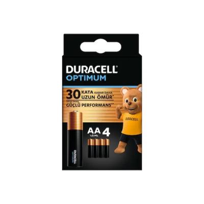 DURACELL OPTİMUM AA PİL 4 LÜ PAKET 1.5 ALKALİN