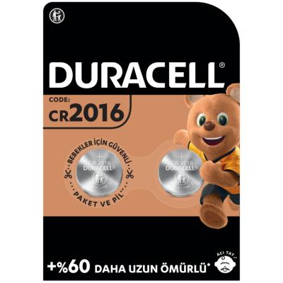 DURACELL PİL DÜĞME 3V 2016 LİTYUM PİL