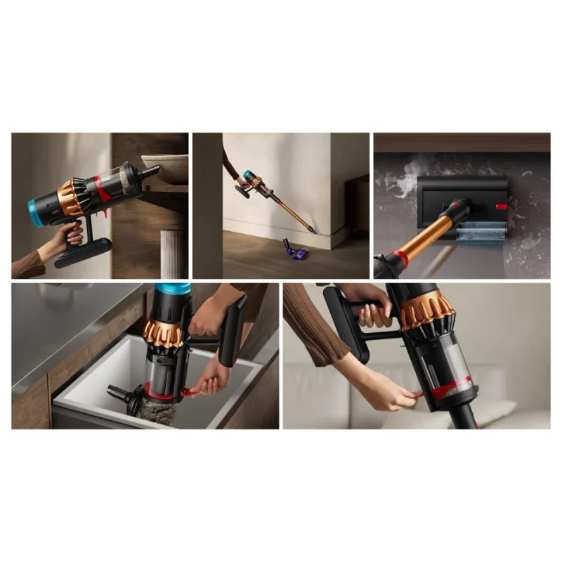 Dyson V16 Piston Animal Şarjlı Dikey Süpürge Mat siyah/Bakır (Dyson Türkiye Garantili)