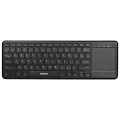 EVEREST EKW-155 SİYAH TOUCPAD MOUSE US LAYOUT KABLOSUZ SMART TV KLAVYE