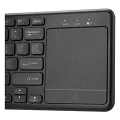 EVEREST EKW-155 SİYAH TOUCPAD MOUSE US LAYOUT KABLOSUZ SMART TV KLAVYE