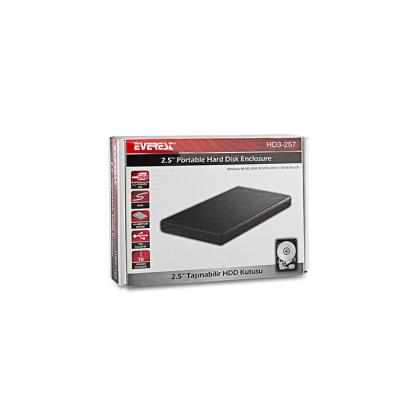 EVEREST HD3-257 2.5" USB 2.0 SATA 3.0  HARDDİSK KUTUSU - 4708