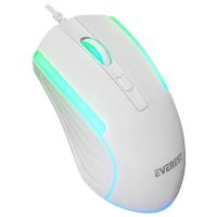 Everest KM-198 Luminax Beyaz Gökkuşağı Aydınlatmalı Q Gaming Oyuncu Klavye + Mouse Set
