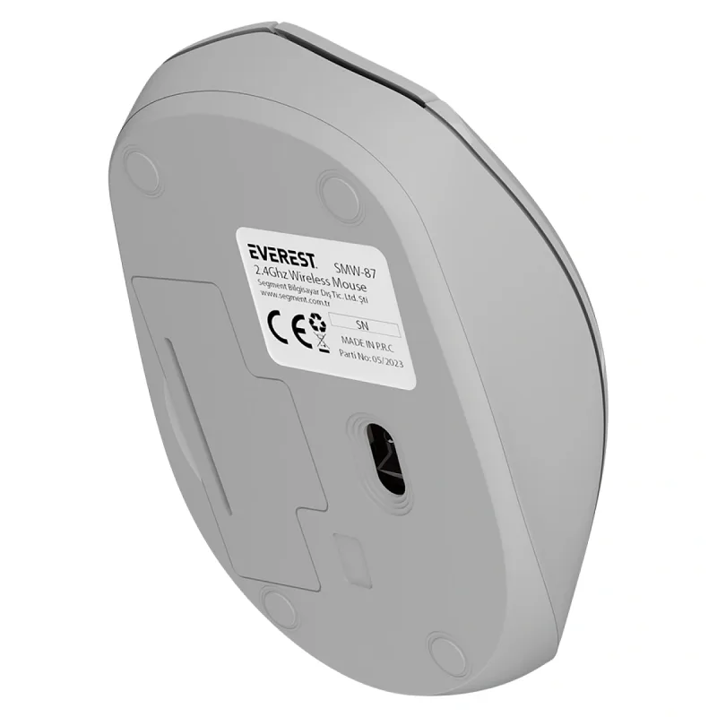 EVEREST SMW-87 USB GRİ 2.4GHZ KABLOSUZ MOUSE
